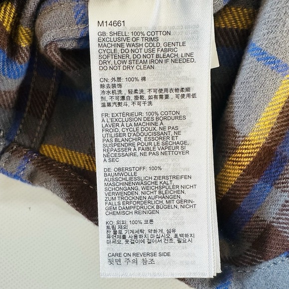 Marmot Mountain Works Plaid Flannel Shirt Men's XXL 2TG Button Front Outdoor NWT - Picture 12 of 12